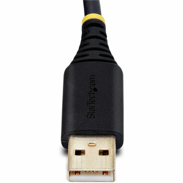 StarTech.com 3ft (1m) USB to Serial Adapter Cable, COM Retention, FTDI IC, DB9 RS232, Interchangeable DB9 Screws/Nuts, Windows/macOS/Linux - Image 5