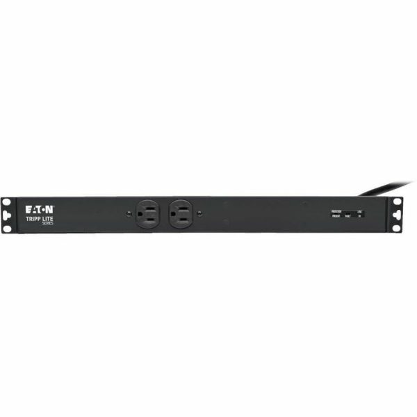 Eaton Tripp Lite Series 2kW 120V Single-Phase Basic PDU with ISOBAR Surge Protection - 3840 Joules, 14 Outlets, L5-20P Input (5-20P Adapter), 15 ft. Cord, 1U - Image 3
