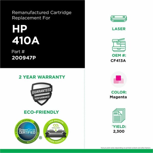 Clover Imaging Remanufactured Magenta Toner Cartridge for HP 410A (CF413A) - Image 3