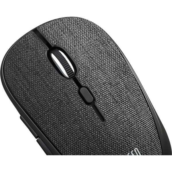 Adesso iMouse S80B - Wireless Fabric Optical Mini Mouse (Black) - Image 6