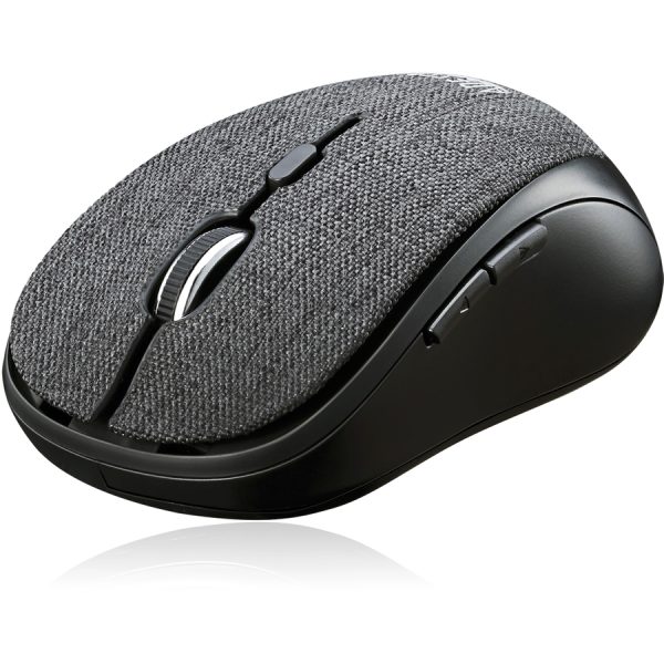 Adesso iMouse S80B - Wireless Fabric Optical Mini Mouse (Black) - Image 9