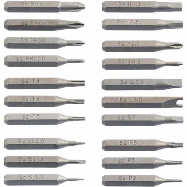 StarTech.com 20-Bit Electric Precision Screwdriver Set, Cordless/Battery Powered, Magnetic Bit Driver Kit for Laptop/Computer/Phone Repair - Image 8