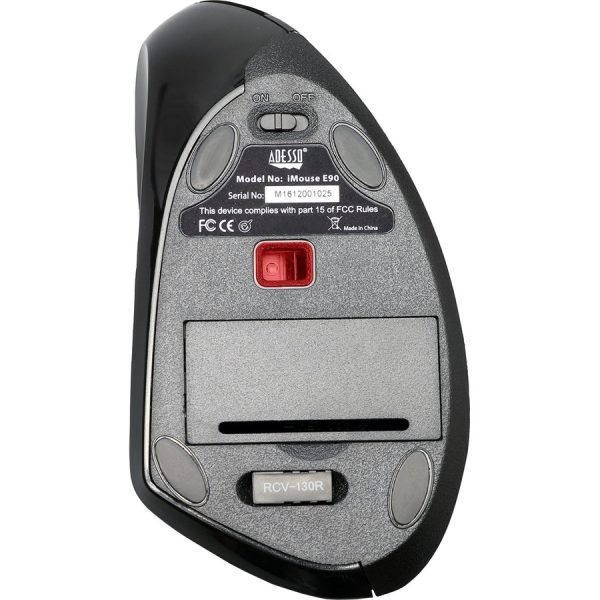Adesso iMouse E90- Wireless Left-Handed Vertical Ergonomic Mouse - Image 7