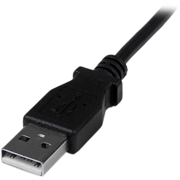 StarTech.com 2m Mini USB Cable - A to Down Angle Mini B - Image 3