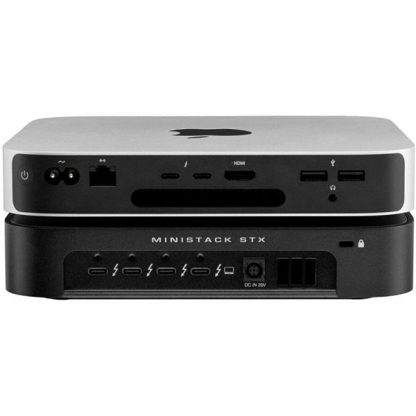 OWC miniStack STX Drive Enclosure Serial ATA, PCI Express NVMe 4.0 - Thunderbolt 4 Host Interface - Matte Silver, Matte Black - Image 5