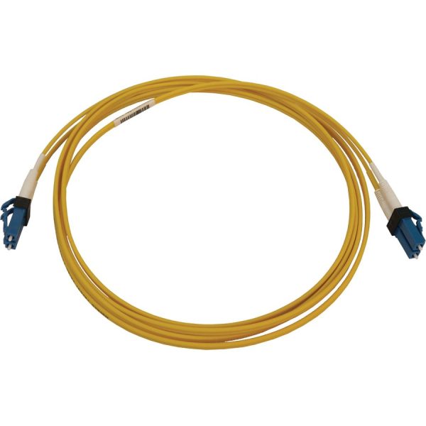 Eaton Tripp Lite Series 400G Duplex Singlemode 9/125 OS2 Switchable Fiber Optic Cable (LC/UPC M/M), LSZH, Yellow, 2 m (6.6 ft.) - Image 2