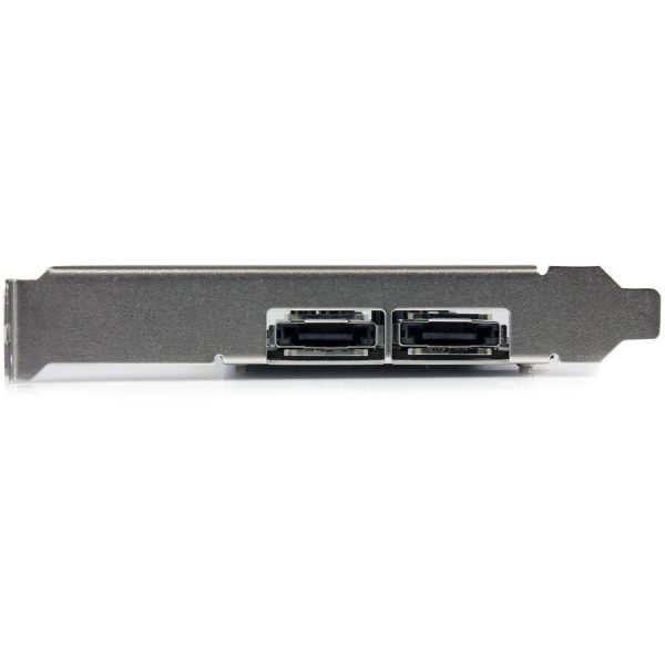 StarTech.com 2 Port PCI Express SATA 6 Gbps eSATA Controller Card - Dual Port PCIe SATA III Card - 2 Int/2 Ext - Image 4
