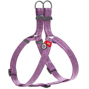 Re Cotton Dog Harness Eco Friendly Alt to Nylon Dog Harness for Small Dogs Medium & Large Dogs   Reflective Dog Harness with QR ID Tag   Puppy Harness with Adjustable Size for Male & Female Dogs