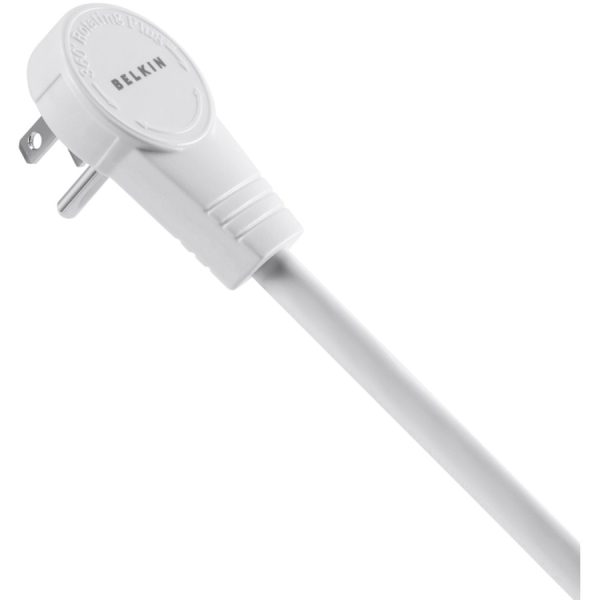 Belkin 6 Outlet Power Strip Surge Protector with 6ft Power Cord - 720 Joules - White - Image 5