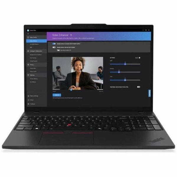 Lenovo ThinkPad T16 Gen 3 21MN00AHUS 16" Touchscreen Notebook - WUXGA - Intel Core Ultra 7 155U - 16 GB - 512 GB SSD - English Keyboard - Black - Image 10