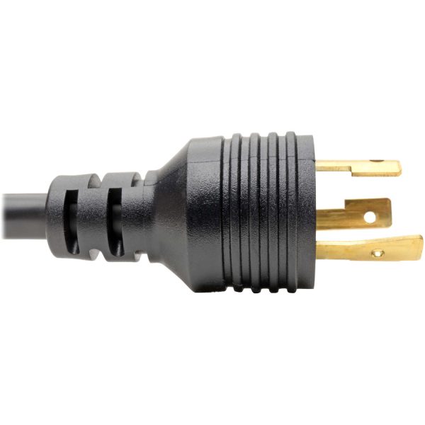Eaton Tripp Lite Series Power Cord Adapter, NEMA L5-20P to NEMA 5-15R - Heavy-Duty, 20A, 125V, 12 AWG, 6-in. (15.24 cm), Black - Image 3