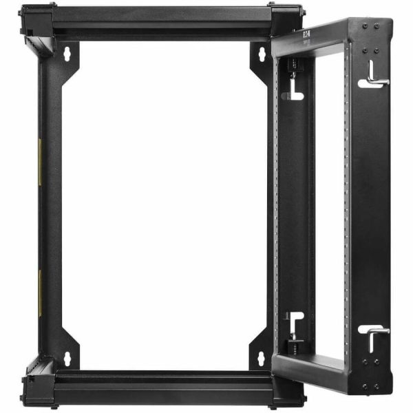 Eaton Tripp Lite Series SmartRack 12U Wall-Mount 2-Post Open Frame Rack, Hinged Front, Heavy Duty - Image 8