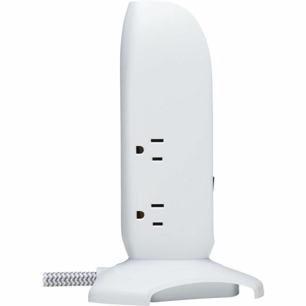 Eaton Tripp Lite Series 5-Outlet Surge Protector Tower, 3x USB Ports (3.1A Shared), 6 ft. Cord, 5-15P Plug, 1200 Joules, White - Image 10