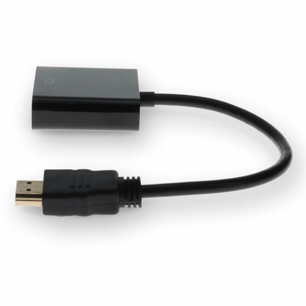 HP H4F02UT#ABA Compatible HDMI 1.3 Male to VGA Female Black Active Adapter For Resolution Up to 1920x1200 (WUXGA) - Image 2