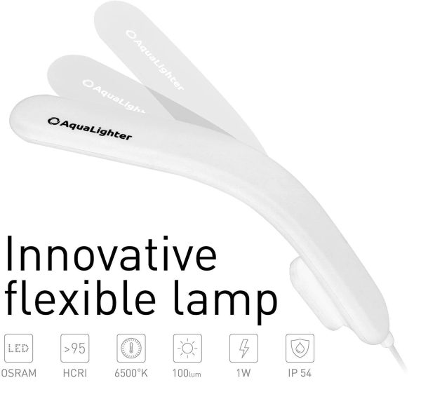 Fish Tank Light   Clip On Aquarium Light   Aquarium Light for Plants   LED Flexible Lamp for Freshwater Small Aquarium Light   PicoSoft White 5 Gallon - Image 2