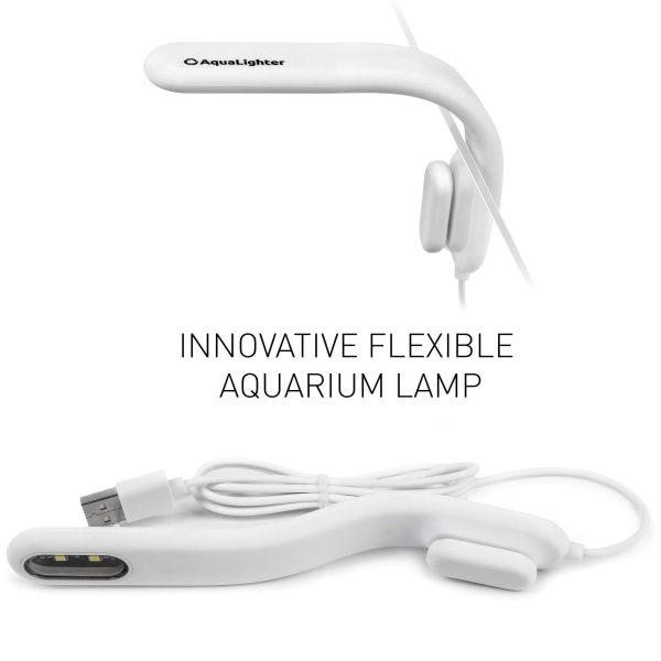 Fish Tank Light   Clip On Aquarium Light   Aquarium Light for Plants   LED Flexible Lamp for Freshwater Small Aquarium Light   PicoSoft White 5 Gallon - Image 4