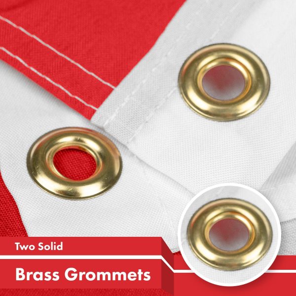 Poland Ensign Polish Flag 3x5 Ft 2-Pack 150D Printed Polyester By G128 - Image 2