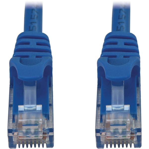 Eaton Tripp Lite Series Cat6a 10G Snagless Molded UTP Ethernet Cable (RJ45 M/M), PoE, Blue, 5 ft. (1.5 m) - Image 2