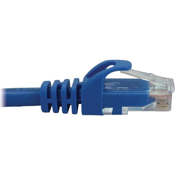 Eaton Tripp Lite Series Cat6a 10G Snagless Molded UTP Ethernet Cable (RJ45 M/M), PoE, Blue, 5 ft. (1.5 m) - Image 4