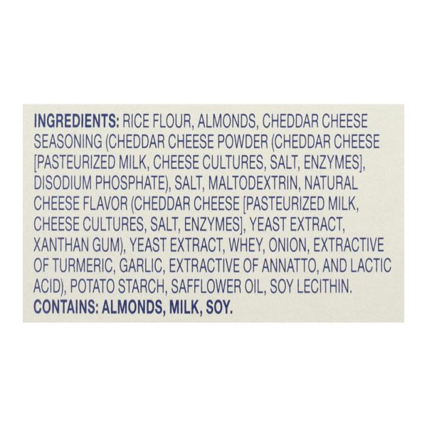 Blue Diamond - Nut Thins - Cheddar Cheese - Case of 12 - 4.25 oz. - Image 2