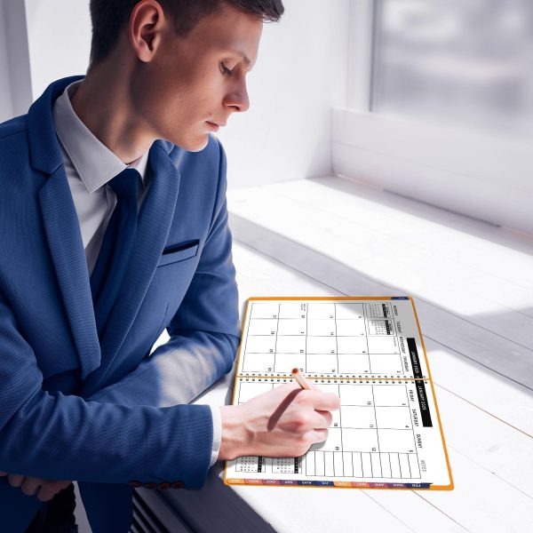 2025 Appointment Book & Planner   8.5 x 11 inches Large Tabbed Daily Hourly Weekly Planner Calendar & Schedule Book 15 Minute time Slots Business & Personal Planner Jan 2025  Dec 2025  Yellow - Image 4