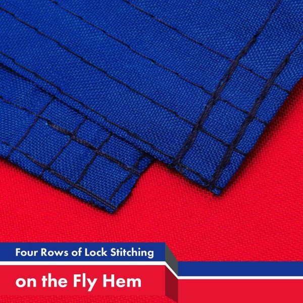 G128 3 Pack: Cambodia Cambodian Flag | 3x5 Ft | LiteWeave Pro Series Printed 150D Polyester | Country Flag, Indoor/Outdoor, Vibrant Colors, Brass Grommets, Thicker and More Durable Than 100D 75D Poly - Image 5