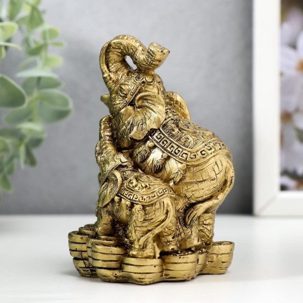 Feng Shui Elephant Decor Money Elephant Figurine Elephants Wealth Lucky Figurines Gift & Home Decor - Image 3