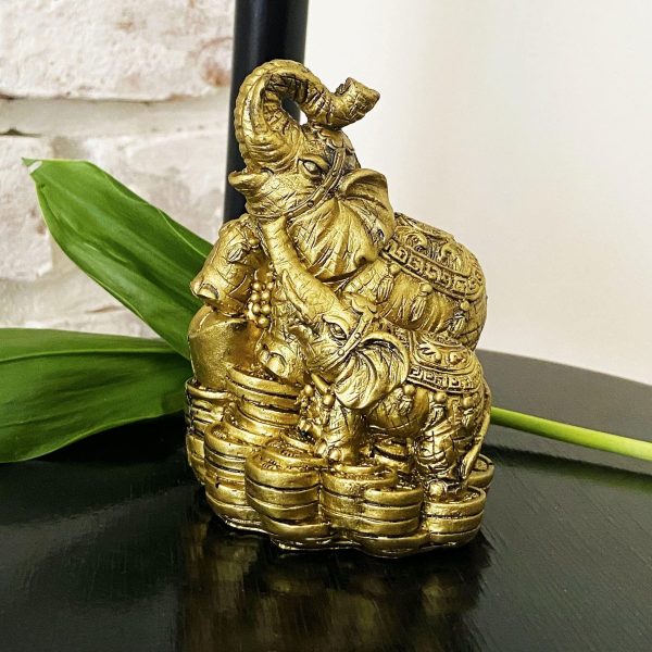 Feng Shui Elephant Decor Money Elephant Figurine Elephants Wealth Lucky Figurines Gift & Home Decor - Image 7