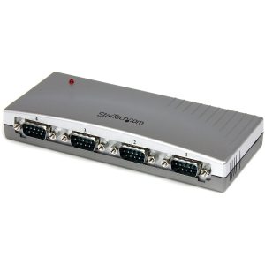 StarTech.com USB to Serial Adapter Hub â€" 4 Port â€" Bus Powered â€" DB9 (9-pin) â€" USB Serial â€" FTDI USB to Serial Adapter