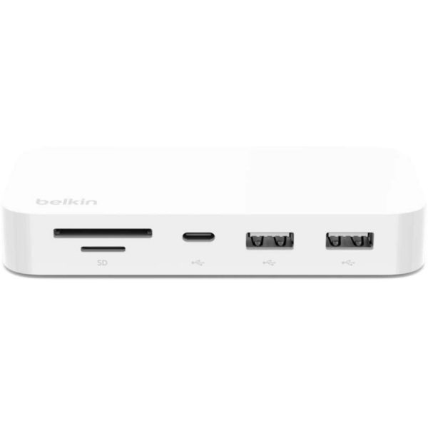 Belkin USB-C 6-in-1 Hub with Mount - USB-C Docking Station with Micro SD Card Reader - Compatible w/ MacBook, Chromebook - Image 6