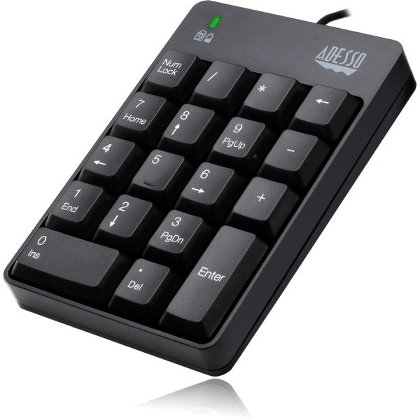 Adesso USB Spill Resistant 18-Key Numeric Keypad - Image 5