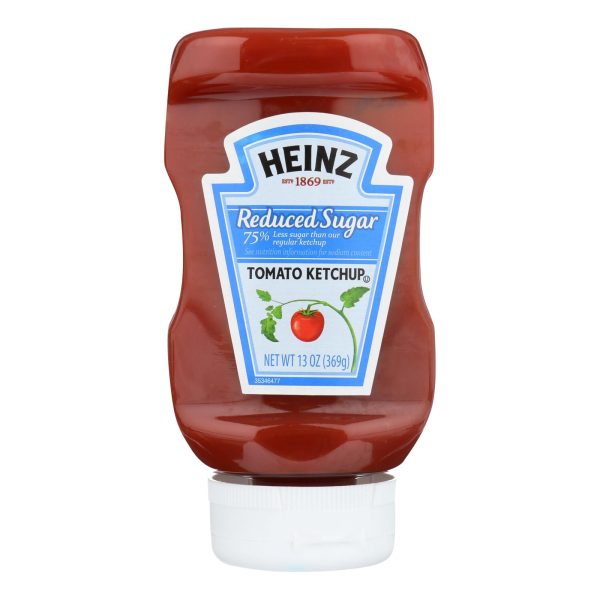 Heinz Ketchup, Reduced Sugar  - Case of 6 - 13 OZ - Image 3