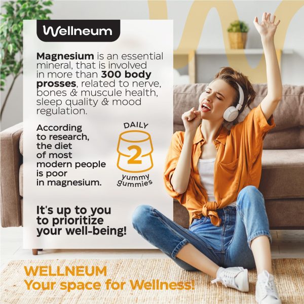 Calm Magnesium Glycinate Gummies for Adults   Triple Magnesium Complex 600 Mg   Calming Chews for Relaxation Sleep Energy   Gummy Supplement with Glycinate Citrate Malate   Sugar Free 2 Pack - Image 5