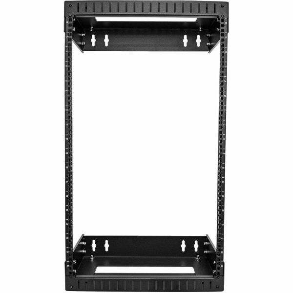 StarTech.com 2-Post 18U Heavy-Duty Wall Mount Network Rack, 19" Open Frame Server Rack with Adjustable Depth, Data Rack for IT Equipment~ - Image 5