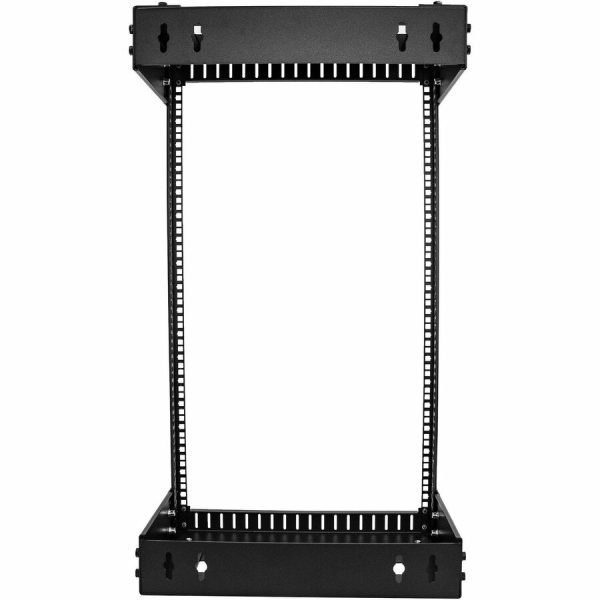 StarTech.com 2-Post 18U Heavy-Duty Wall Mount Network Rack, 19" Open Frame Server Rack with Adjustable Depth, Data Rack for IT Equipment~ - Image 6