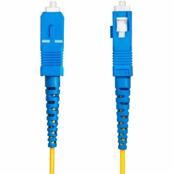 StarTech.com 30m (98.4ft) SC to SC (UPC) OS2 Single Mode Simplex Fiber Optic Cable, 9/125µm, 40G/100G, LSZH Fiber Patch Cord - Image 3