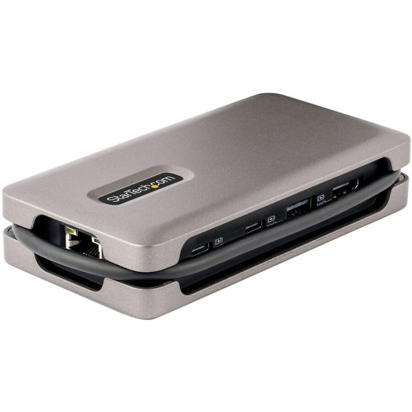 StarTech.com USB-C Multiport Adapter, 4K 60Hz HDMI (HDR), USB 3.2 Gen 2 10Gbps Hub (2xUSB-C/1xUSB-A), 100W PD Pass-Through, GbE, Mini Dock - Image 4