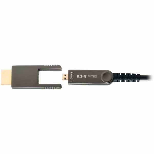 Eaton Tripp Lite Series 8K HDMI Fiber Active Optical Cable (AOC) with Detachable Connectors (M/M) - 8K UHD @ 60 Hz, HDR, HDCP 2.3, Black, 40 m (131 ft.) - Image 8