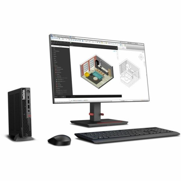 Lenovo ThinkStation P3 30H0006PUS Workstation - 1 Core i7 14th Gen i7-14700 - vPro Technology - 16 GB - 512 GB SSD - Tiny - Black - Image 2