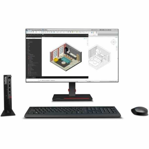 Lenovo ThinkStation P3 30H0006PUS Workstation - 1 Core i7 14th Gen i7-14700 - vPro Technology - 16 GB - 512 GB SSD - Tiny - Black - Image 3