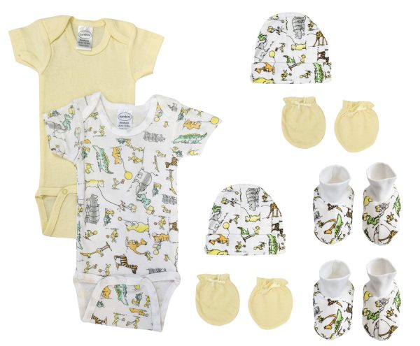 Unisex Newborn Baby 8 Pc  Sets Nc_0562