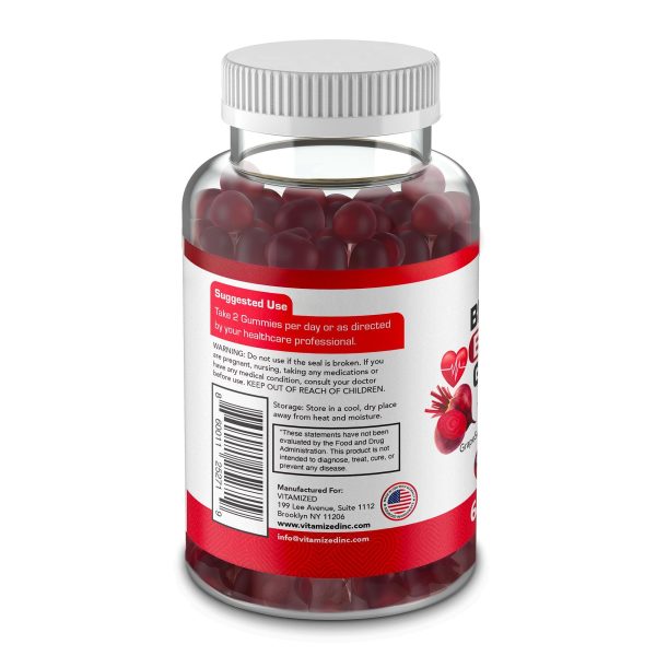 Extreme Beetroot Formula & COQ10 100mg with Grape Seed Extract for Circulation Energy & Flow 1500mg Beet Root Gummies Extract Gluten Free 60 - Image 9
