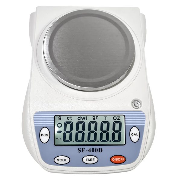 Eosphorus Science Digital Scale Lab Balance Gram Scale 0.01g Accuracy Electronic Scale Laboratory Digital Scale Chemistry Jewelry – Carats, Ounces and Grams Scale (SF 400D R W) - Image 10