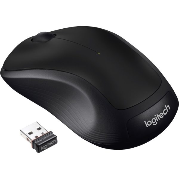 Logitech M310 Wireless Mouse, 2.4 GHz with USB Nano Receiver, 1000 DPI Optical Tracking, Ambidextrous, Black - Image 2