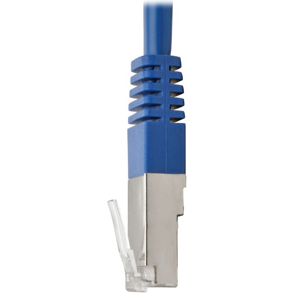 Eaton Tripp Lite Series Cat5e 350 MHz Molded Shielded (STP) Ethernet Cable (RJ45 M/M), PoE - Blue, 3 ft. (0.91 m) - Image 3