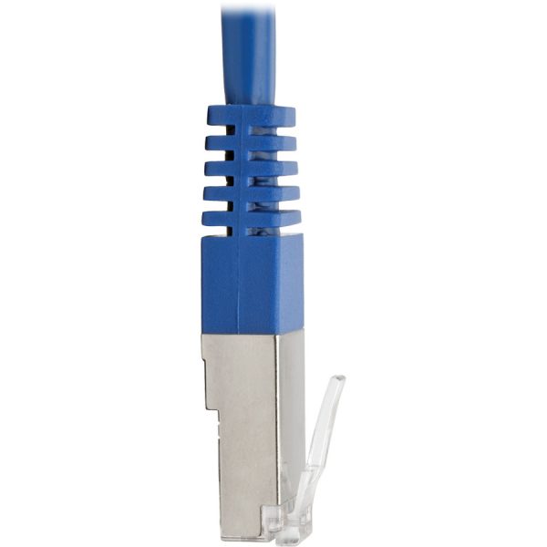 Eaton Tripp Lite Series Cat5e 350 MHz Molded Shielded (STP) Ethernet Cable (RJ45 M/M), PoE - Blue, 3 ft. (0.91 m) - Image 4