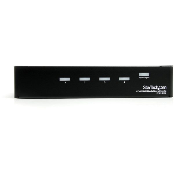 StarTech.com HDMI Splitter 1 In 4 Out - 1080p - 4 Port -Mounting Brackets - 1.3 Audio - HDMI Multi Port - HDMI Audio Splitter - Image 2