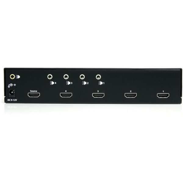 StarTech.com HDMI Splitter 1 In 4 Out - 1080p - 4 Port -Mounting Brackets - 1.3 Audio - HDMI Multi Port - HDMI Audio Splitter - Image 3
