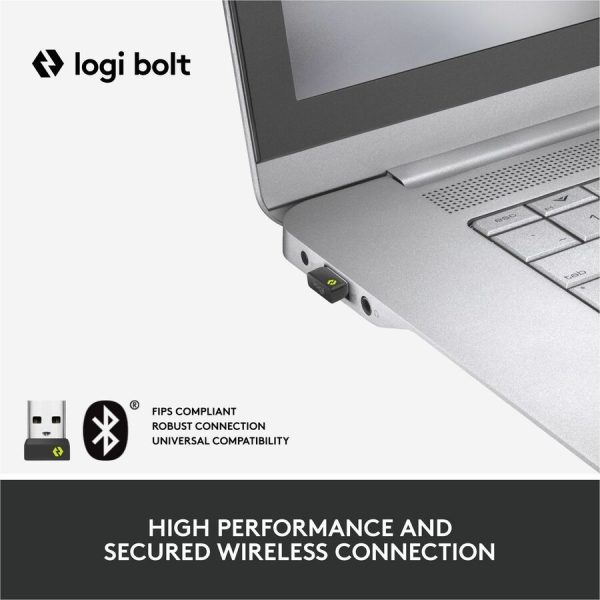 Logitech Ergo K860 Split Wireless Keyboard for Business - Ergonomic Design, Secured Logi Bolt Technology, Graphite - Image 2