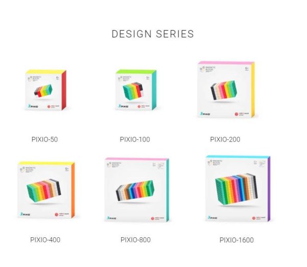 PIXIO-100 Magnetic Blocks in 6 Colors +Free App - Image 6